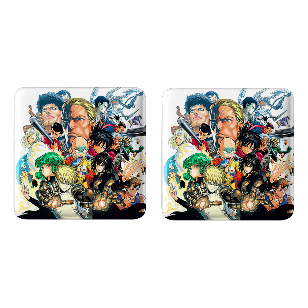 پیکسل خندالو مدل انیمه مرد تک مشتی One Punch Man کد 10525 به همراه مگنت