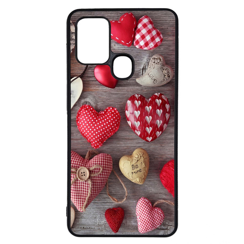 کاور طرح قلبی کد G-074 مناسب برای گوشی موبایل سامسونگ Galaxy A21s | دیجی قاب دونی