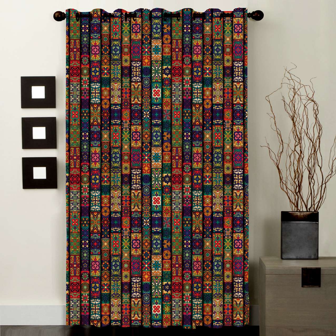 پرده رنس مدل C1-50075 ارتفاع 290 سانتی متر