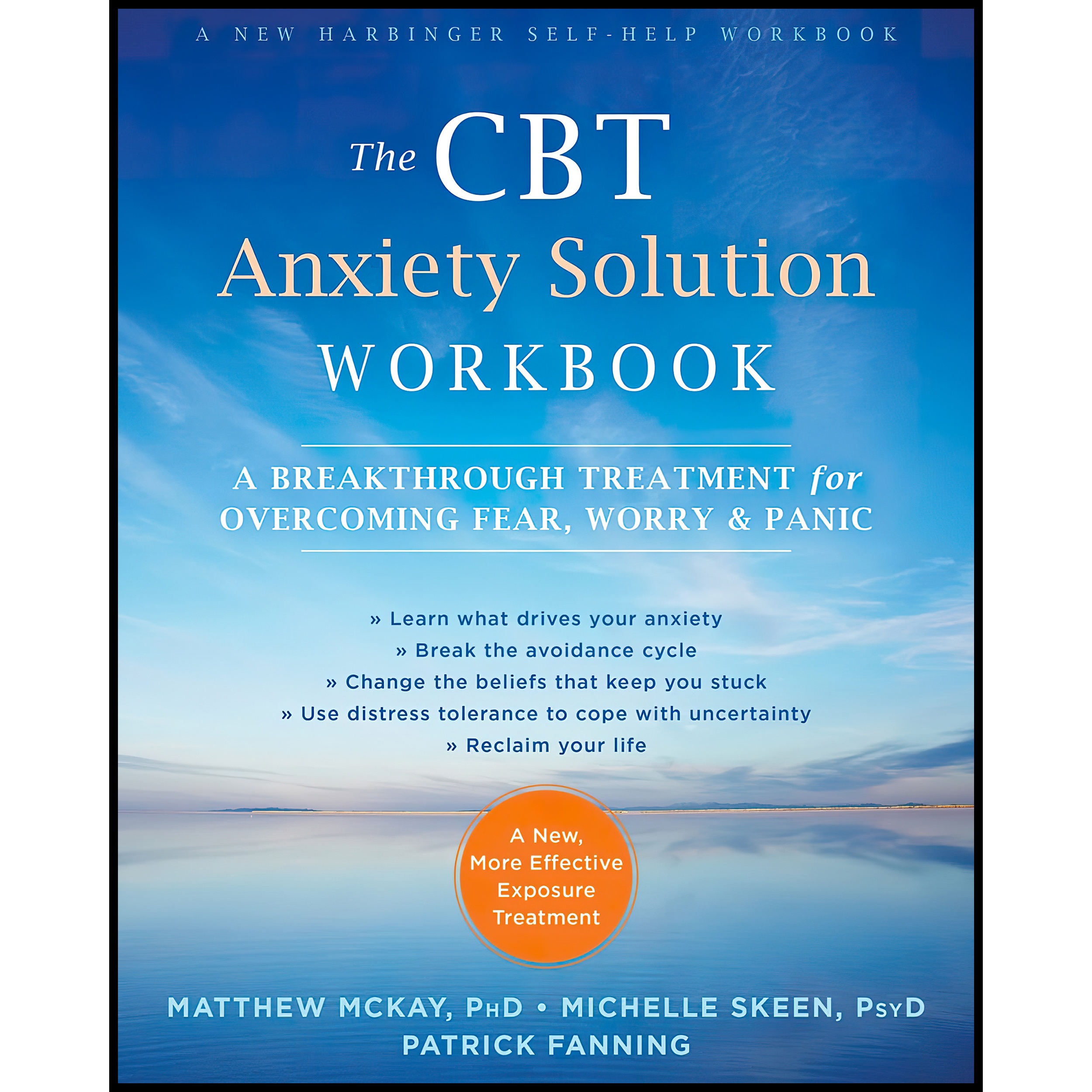 کتاب The CBT Anxiety Solution Workbook اثر جمعی از نویسندگان انتشارات New Harbinger Publications