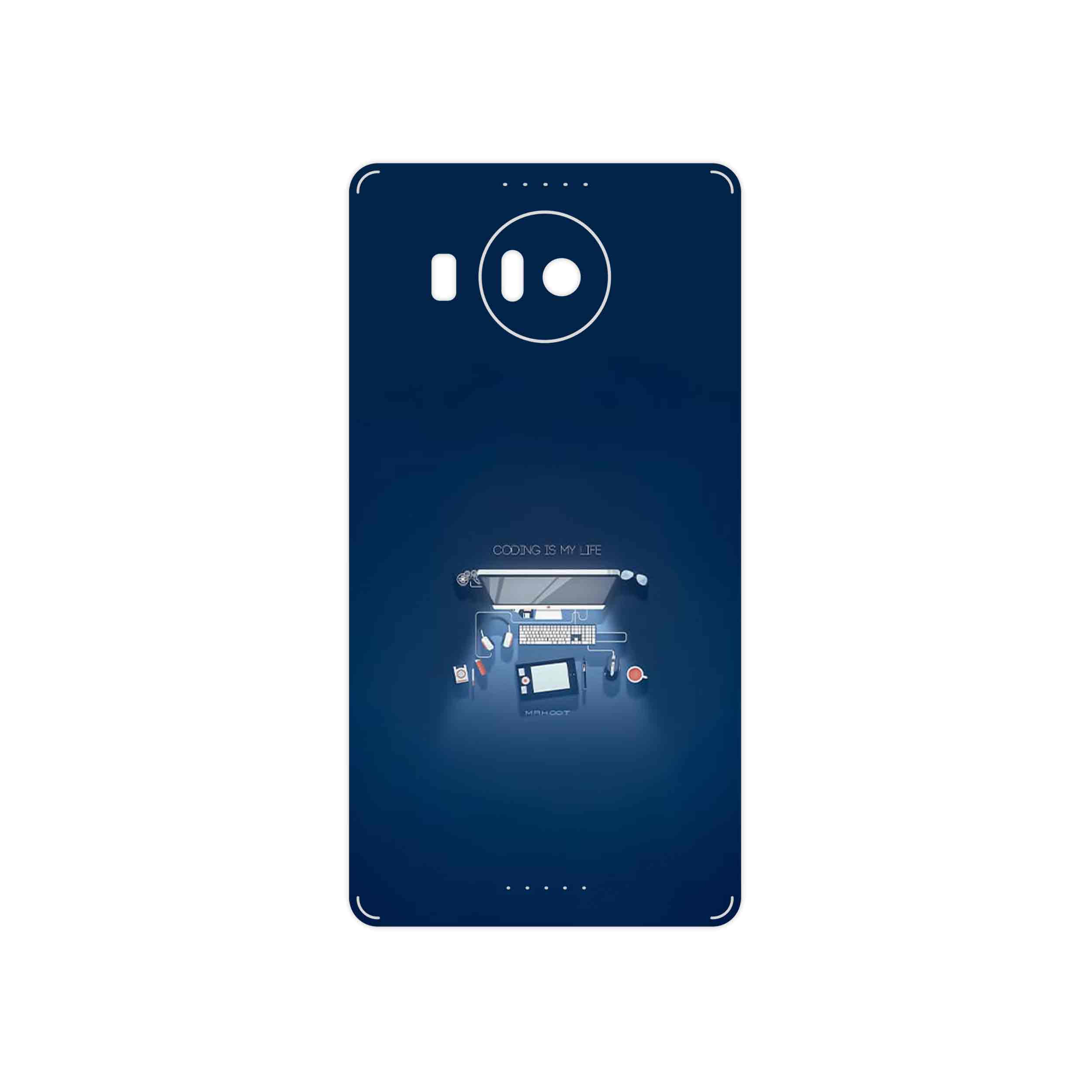 برچسب پوششی ماهوت مدل Programming 3 مناسب برای گوشی موبایل مایکروسافت Lumia 950 XL
