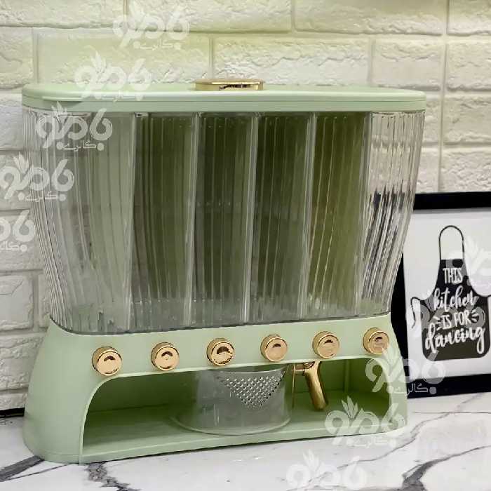 حبوبات 6 خانه 4006 باریک پسته ای