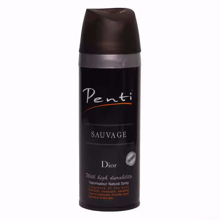 اسپری بدن مردانه پنتی مدل Sauvage حجم 200 میلی لیتر