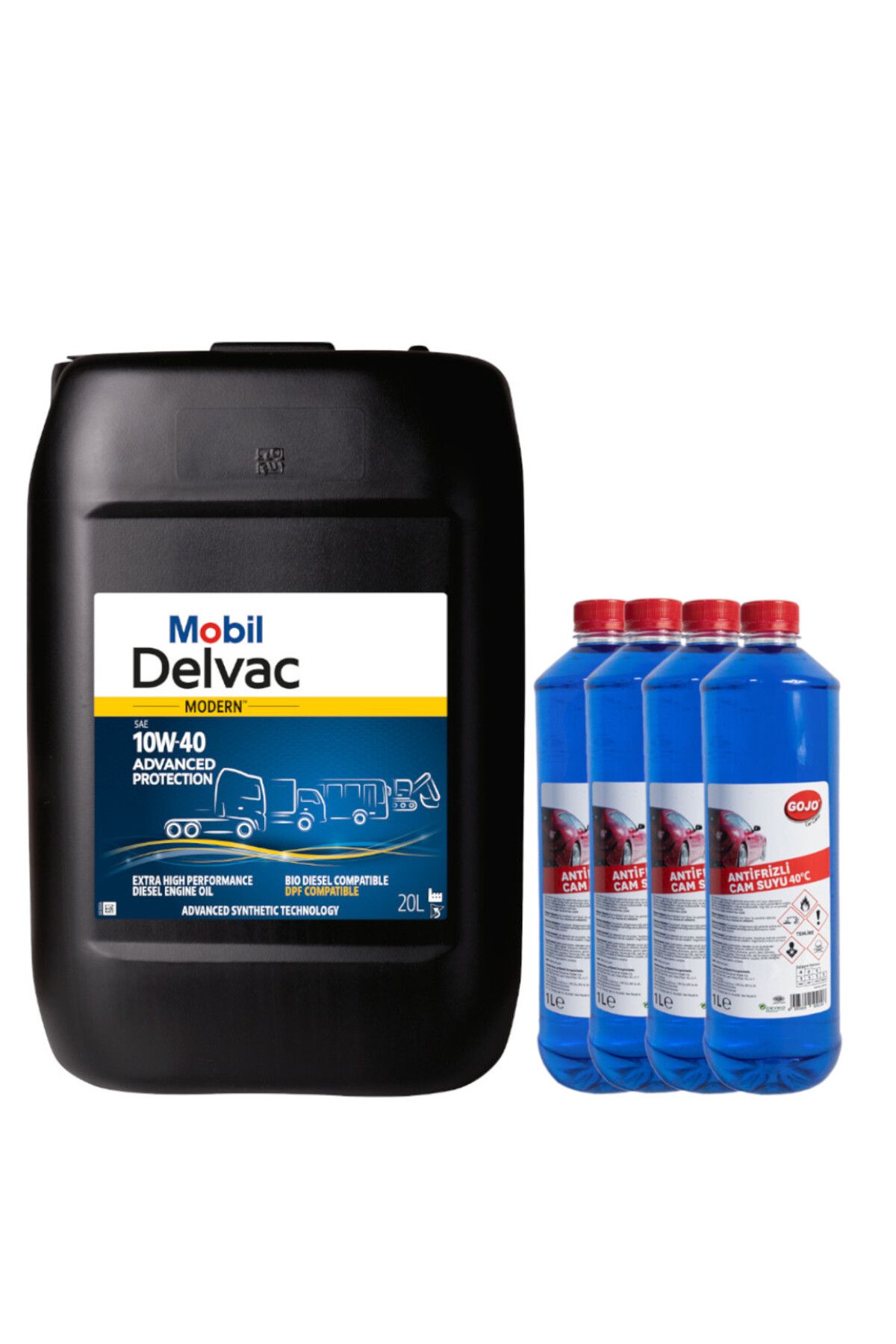 روغن و مکمل موتور DELVAC MODERN 10W 40 PROTECTION ADVANCED 20L UT: 2024 موبیل اورحینال Mobil