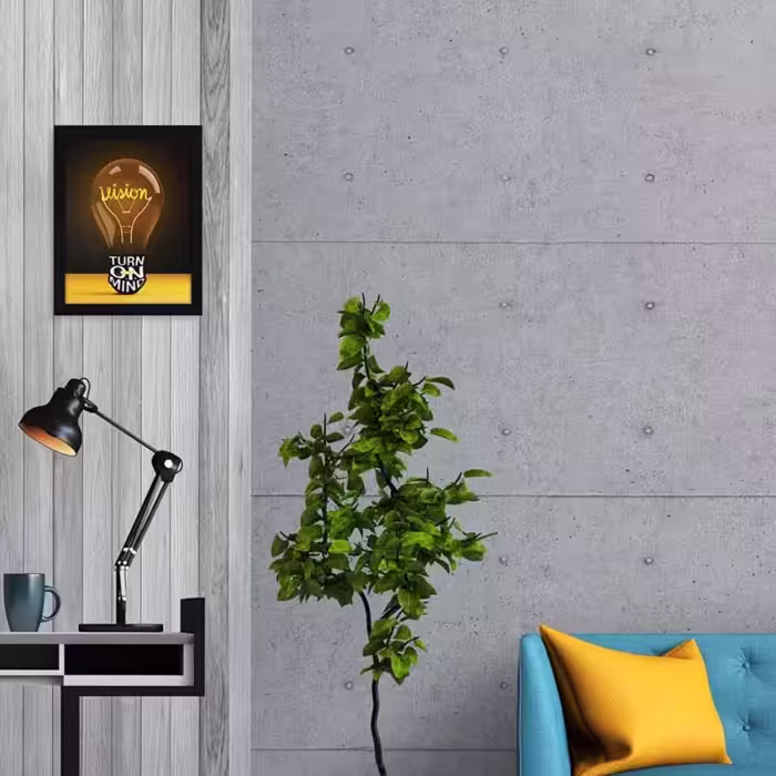 تابلو مدل دکوراتیو طرح انگیزشی ذهنت رو روشن کن