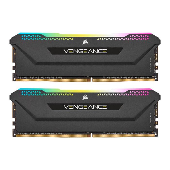 رم کامپیوتر کرسیر VENGEANCE RGB PRO SL 32GB 16GBx2 3600MHz CL18