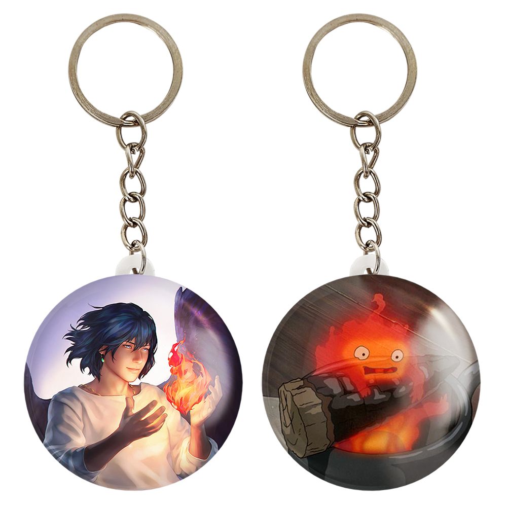 جاکلیدی خندالو مدل کالسیفر و هاول پندراگون انیمه قلعه متحرک هاول کد 1289912902 مجموعه 2 عددی