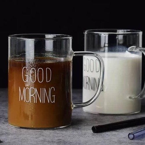 لیوان پیرکس good morning