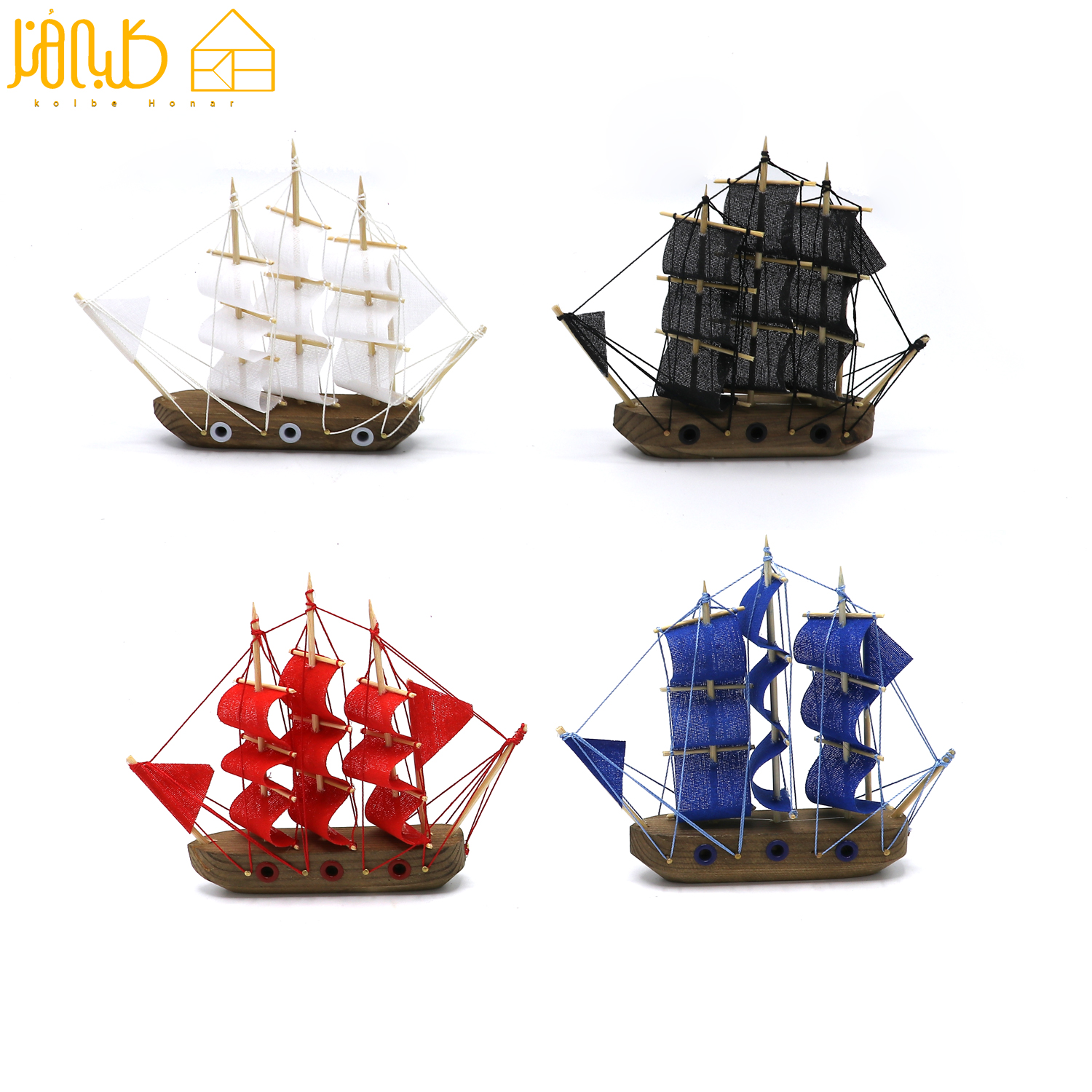 کشتی کوچک چوبی