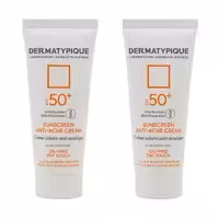 کرم ضد آفتاب درماتیپیک مدل Anti-acne حجم 40 میلی لیتر بسته 2 عددی