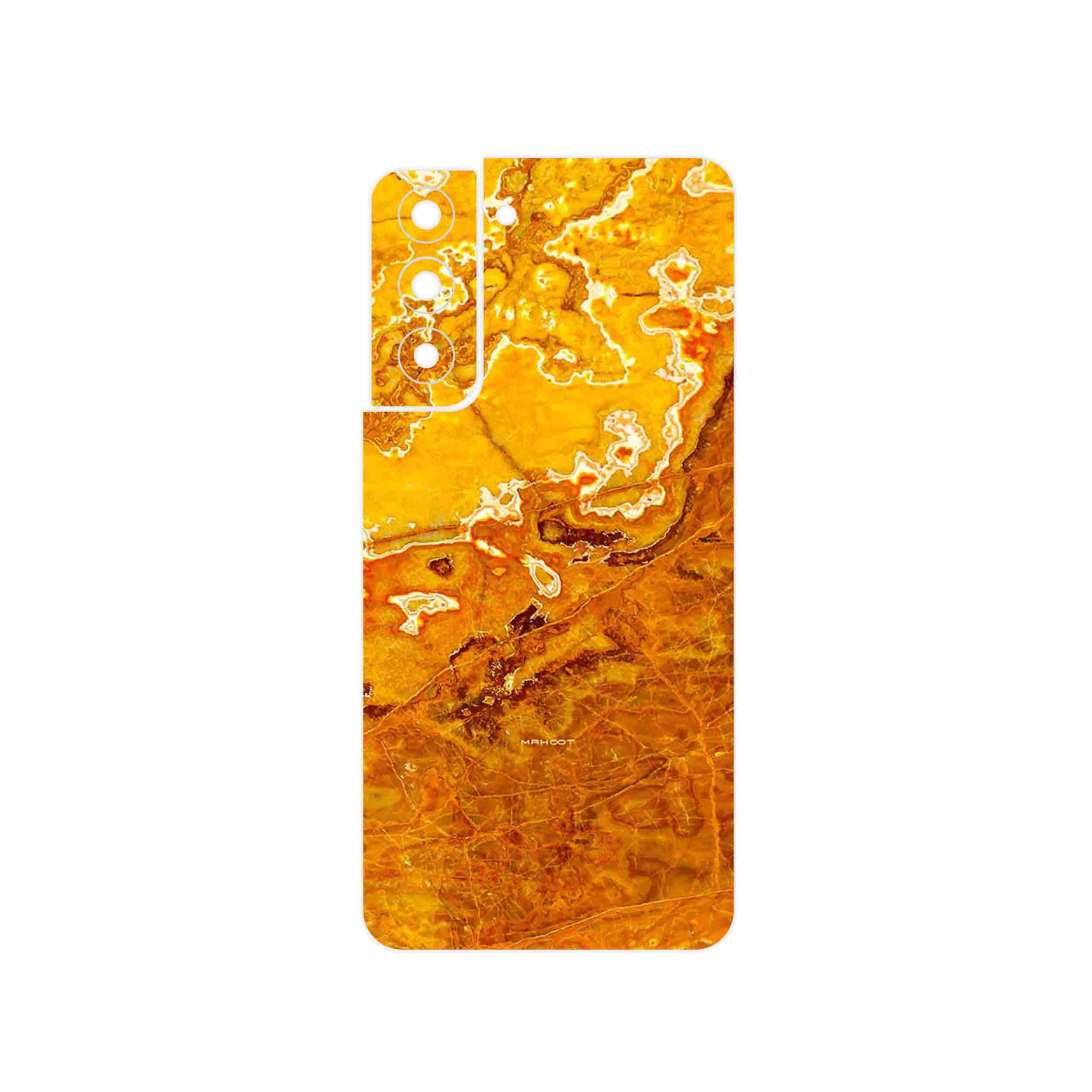 برچسب پوششی ماهوت مدل Gold Marble مناسب برای گوشی موبایل سامسونگ Galaxy S21 FE 5G