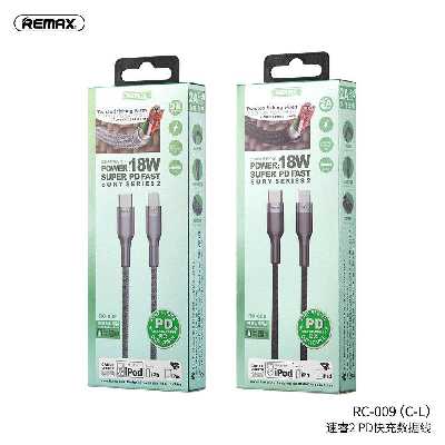 کابل تبدیل USB-C به لایتنینگ ریمکس مدل RC-009 طول 1 متر