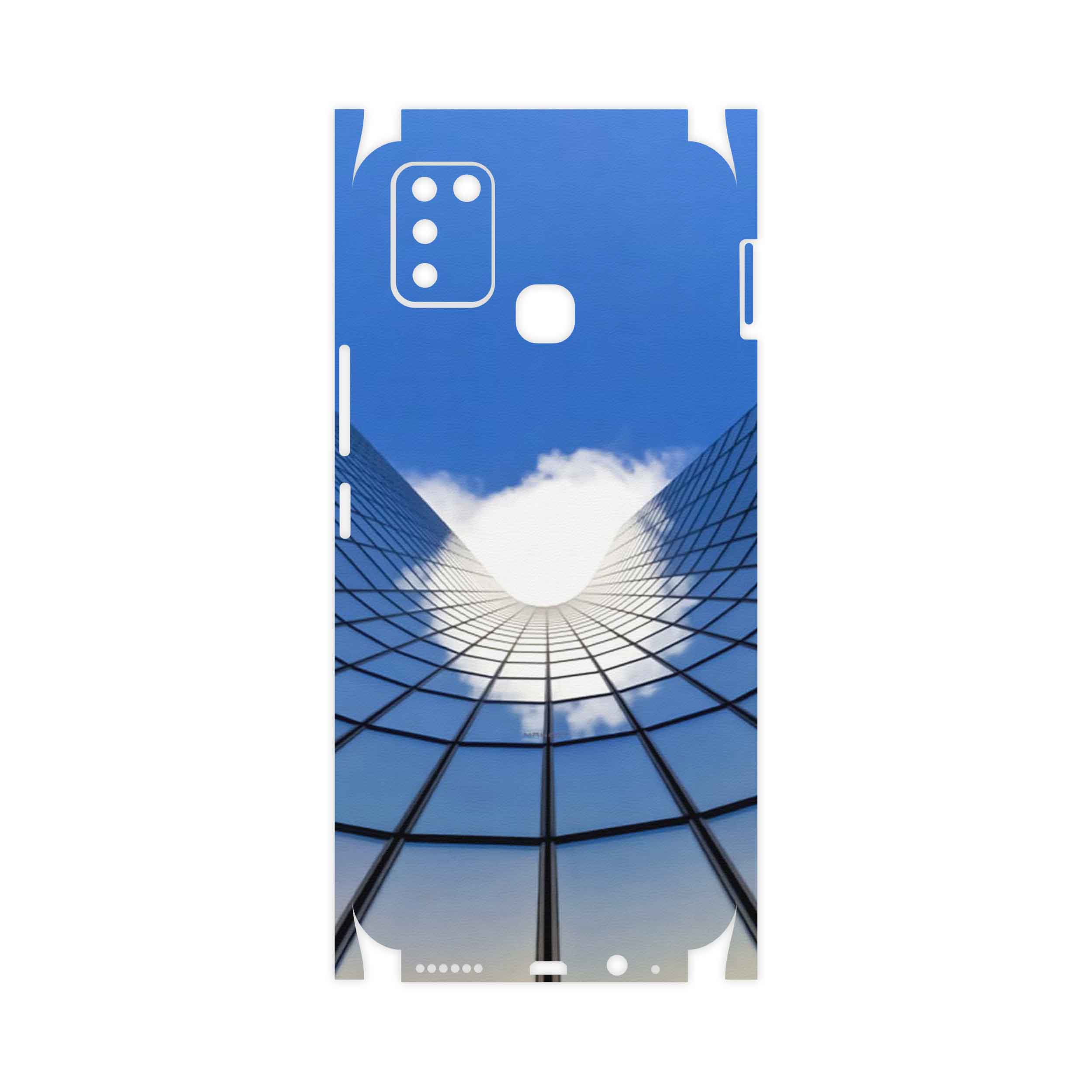 برچسب پوششی ماهوت مدل Glass skyscraper-FullSkin مناسب برای گوشی موبایل اینفینیکس Smart 6 X657B