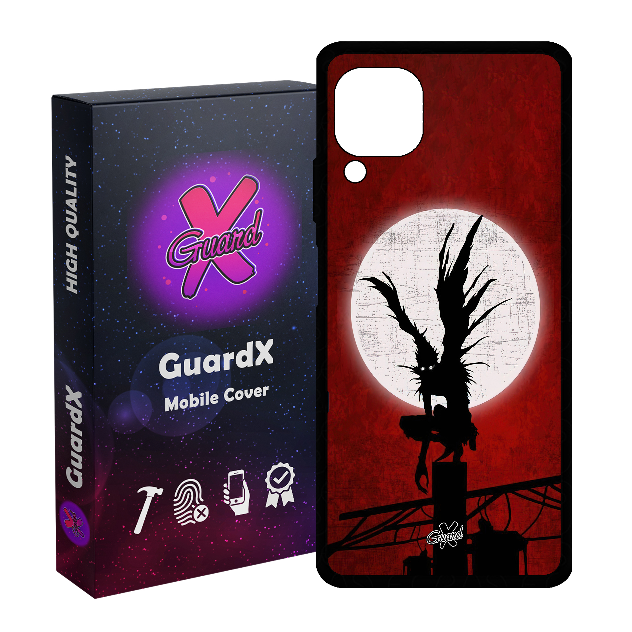 کاور گارد ایکس طرح دفترچه مرگ انیمه مدل Glass10556 مناسب برای گوشی موبایل هوآوی Nova 7i / Nova 6 SE / P40 Lite