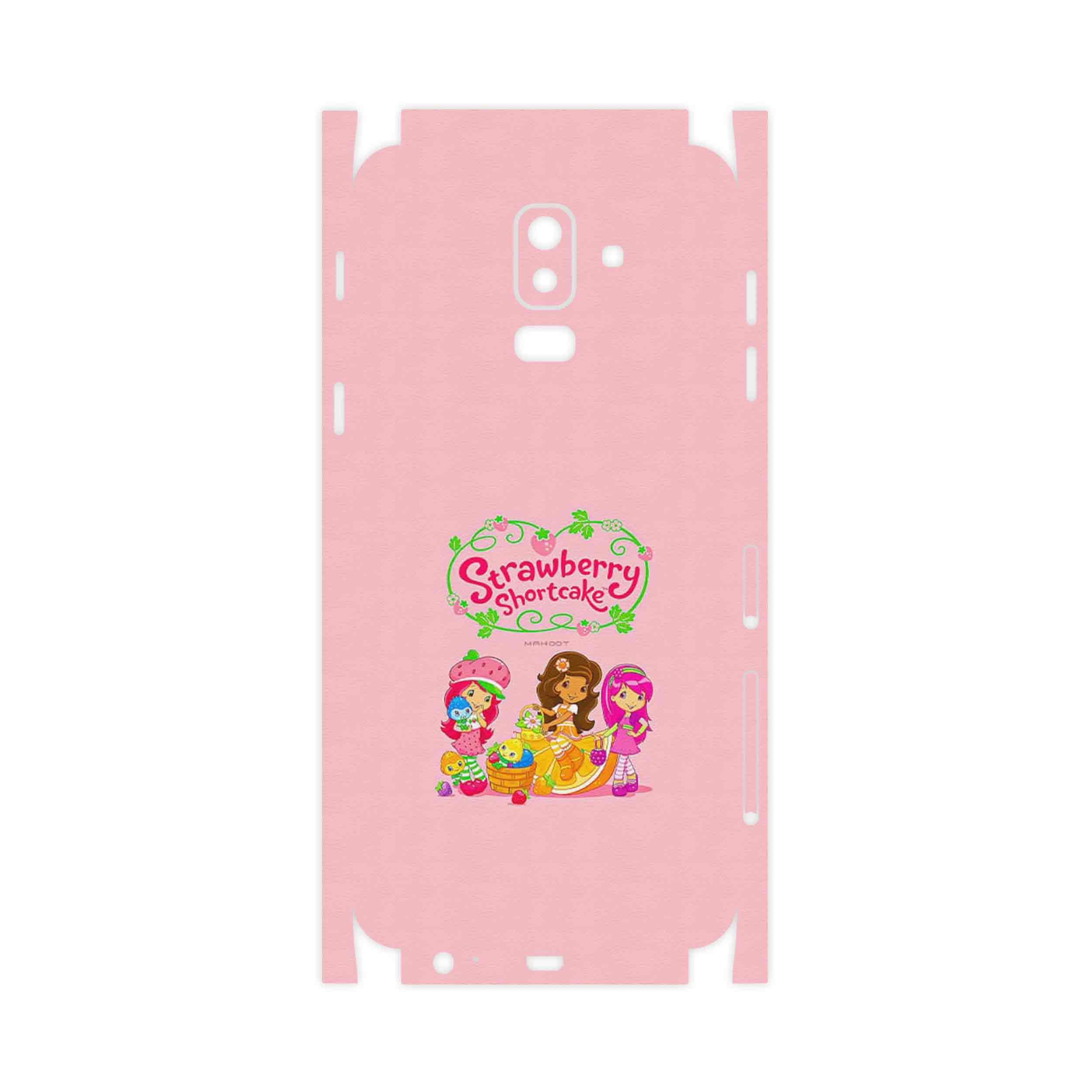برچسب پوششی ماهوت مدل Strawberry Shortcake-FullSkin مناسب برای گوشی موبایل سامسونگ Galaxy J8