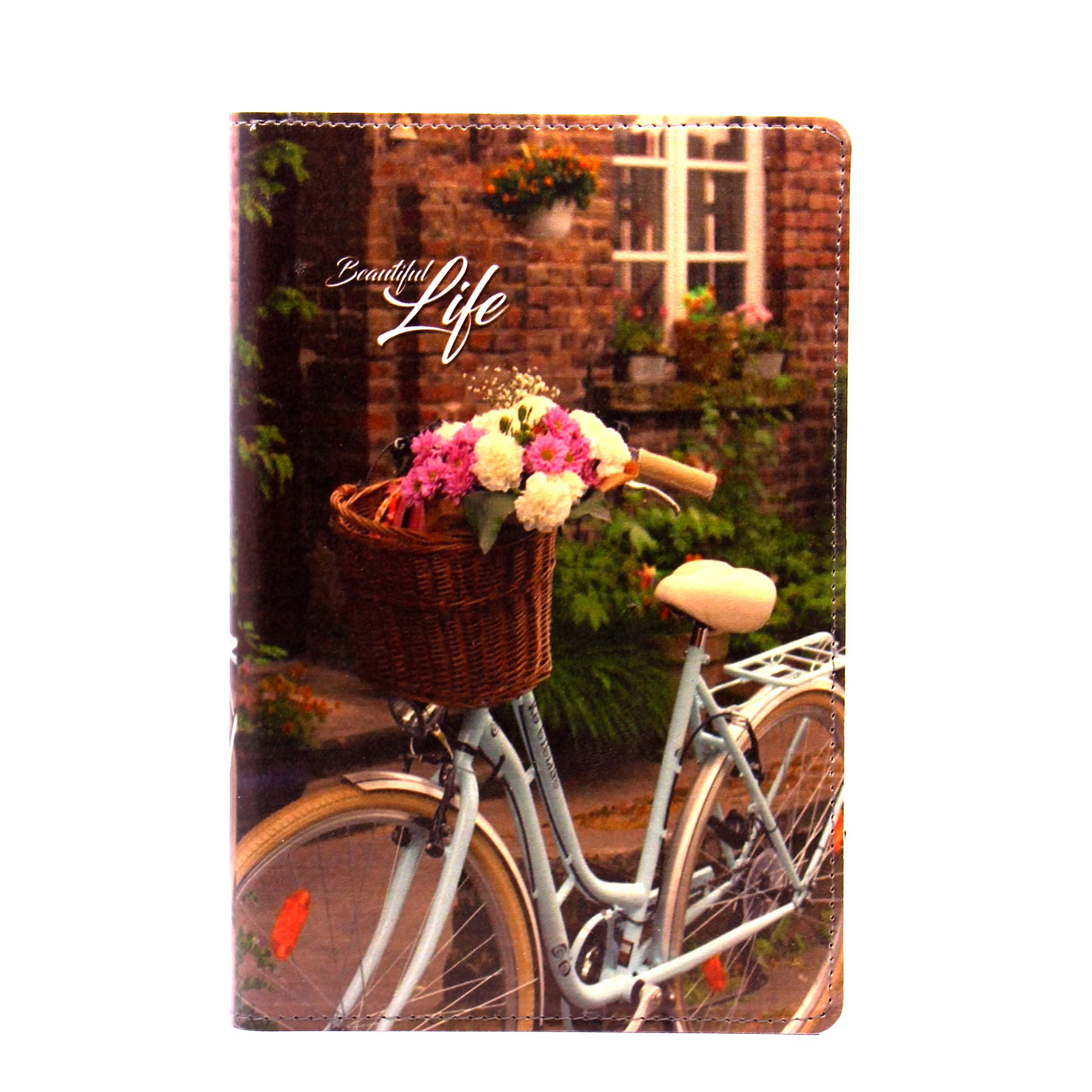 کیف کلاسوری مدل Flower Bicycle H008 مناسب برای تبلت سامسونگ Galaxy Tab A7 10.4 2020 / T505