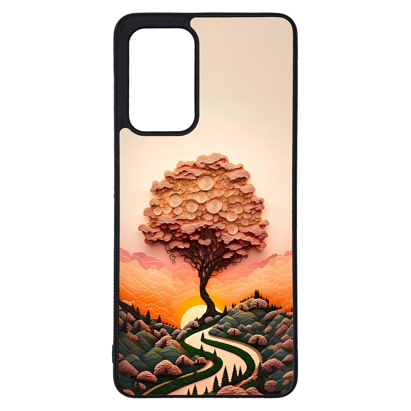 کاور طرح درخت کد G-127 مناسب برای گوشی موبایل سامسونگ Galaxy A52s / A52 / A52 5G | دیجی قاب دونی