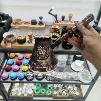 جذوه ارمنی مسی قهوه ترک ساز سایز 6 کاپ