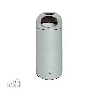 سطل زباله اداری نقره ای سمباده ای بهازکالا 16165100