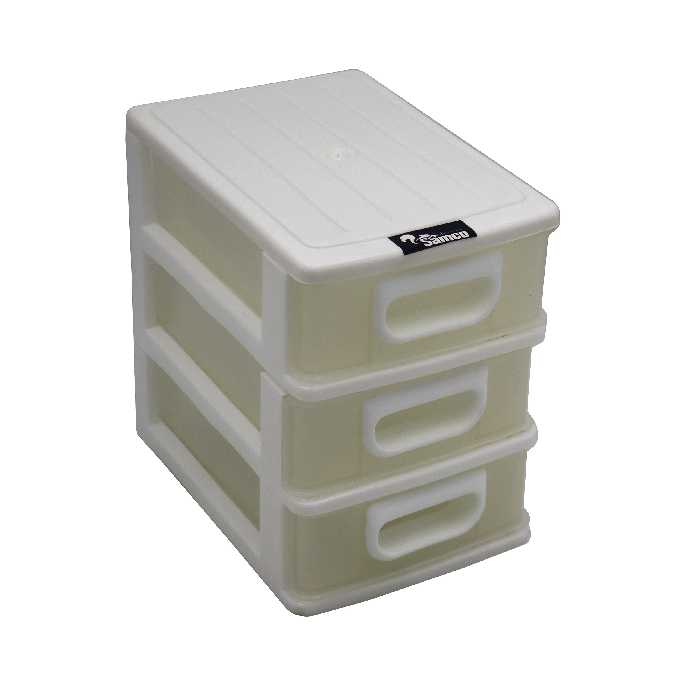 فایل کشویی سامکو مدل 3 کشو کد YP3-MINI-19x18x13CM-203