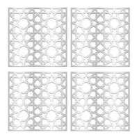 تایل سقفی آسمان مجازی بنی دکو مدل MC10 اندازه 60x60 سانتی متر مجموعه 4 عددی