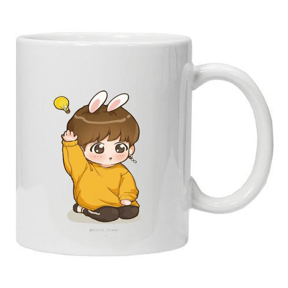 ماگ طرح پسر انیمه ای کیوت مدل MLS6775