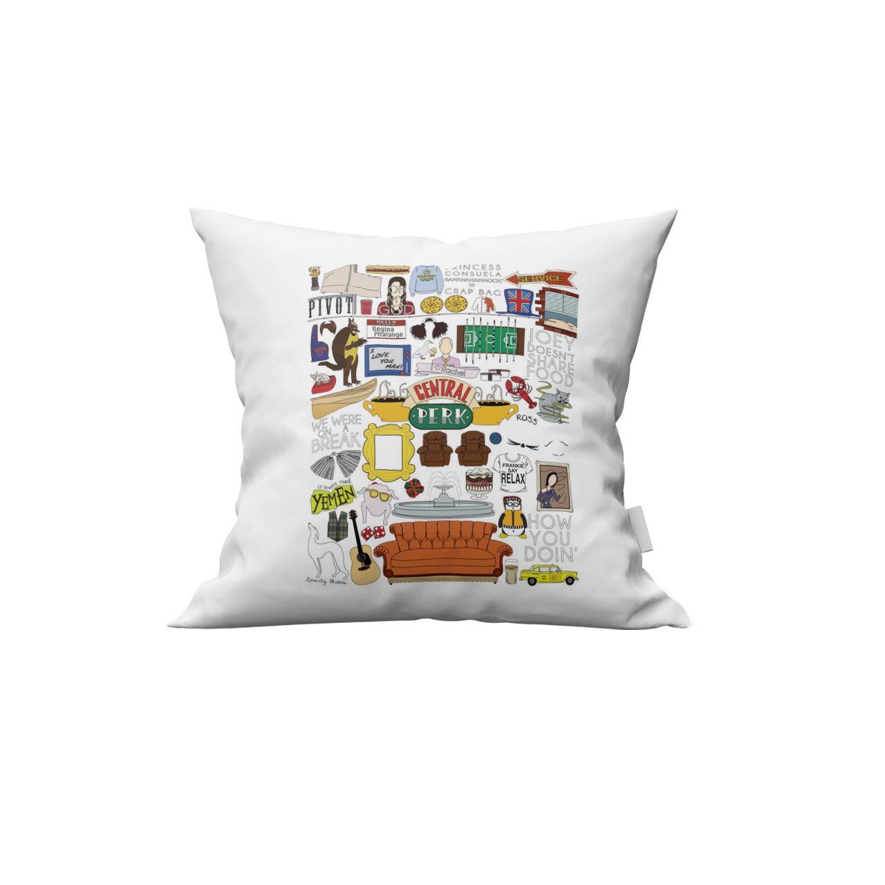 کاور کوسن طرح Friends مدل K824