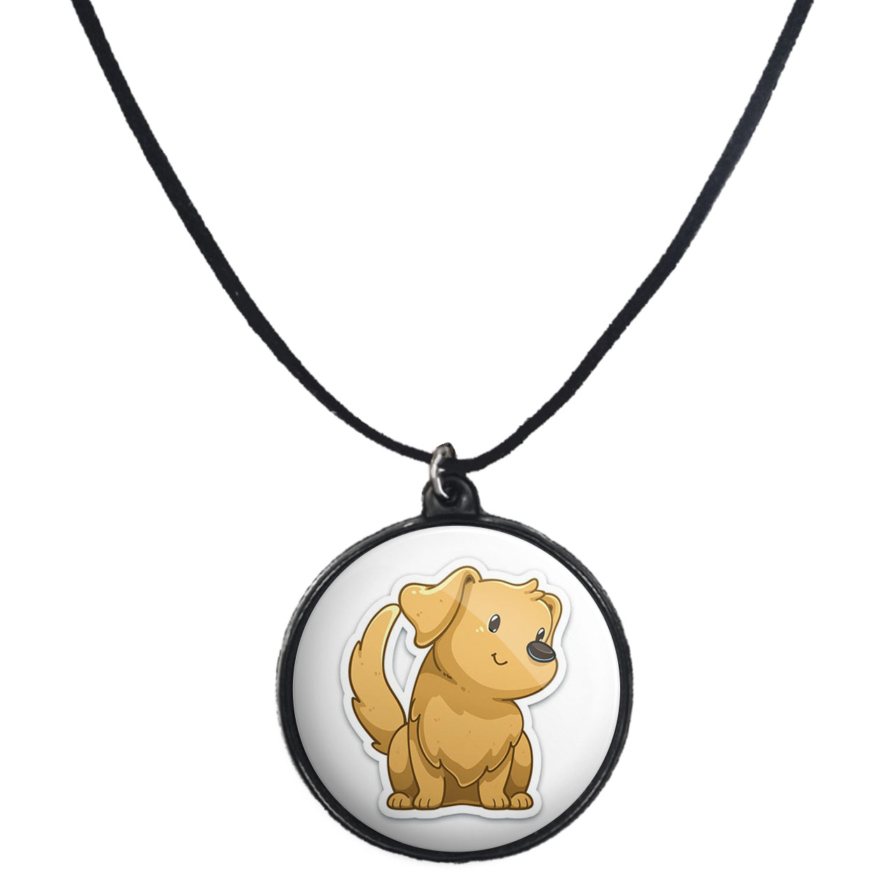 گردنبند پرمانه طرح حیوانات کیوت کد pmb.21496 مدل دو طرفه