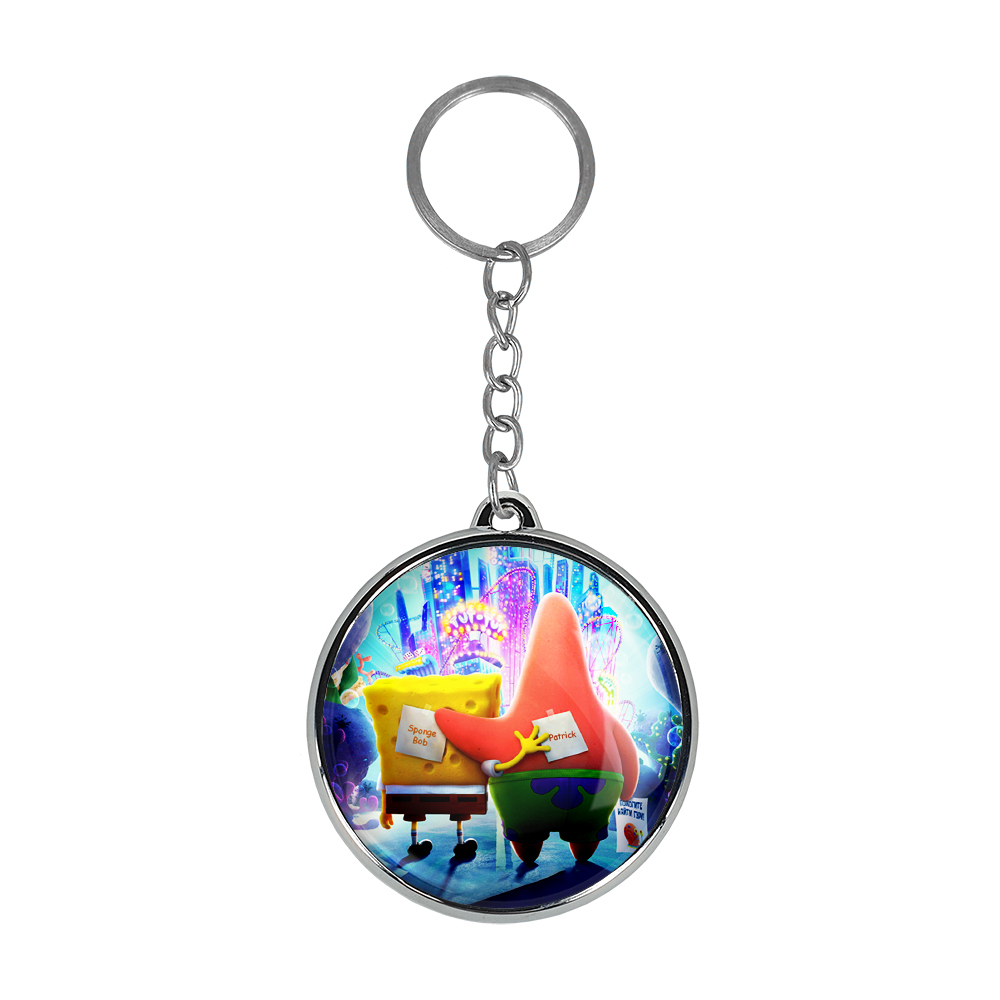 جاکلیدی خندالو طرح باب اسفنجی و پاتریک مدل دوطرفه کد 47534754