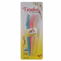 تینک تیغ اصلاح صورت و ابرو 3 عددی رنگی Tinkle