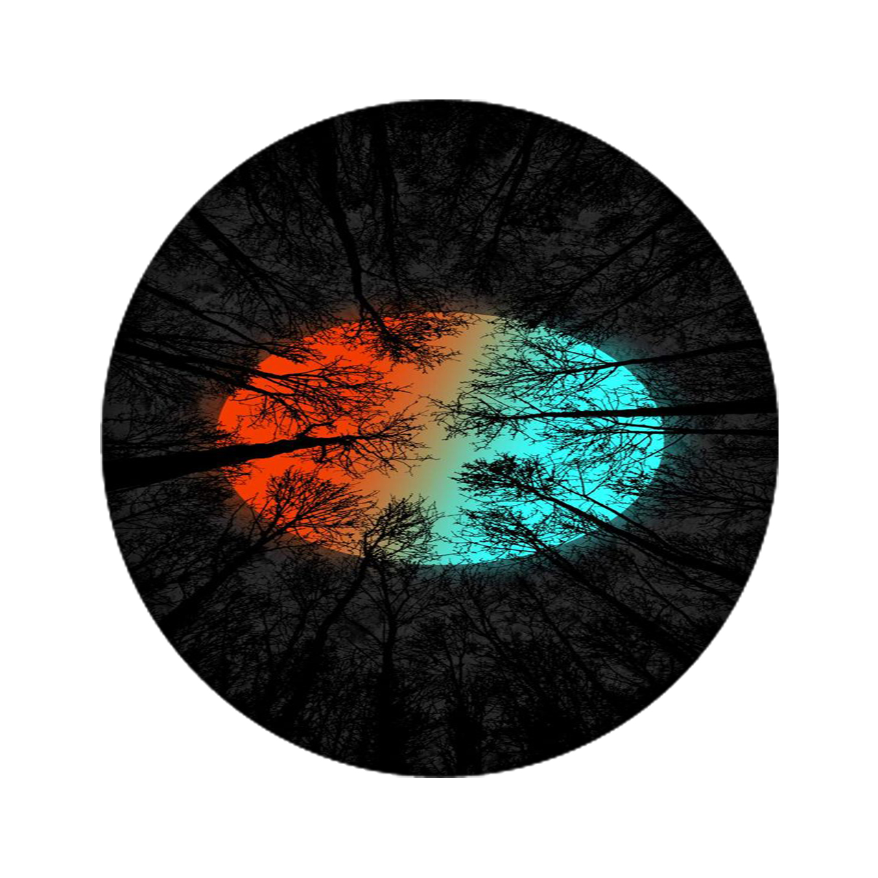 زیر لیوانی مدل جنگل کد 1713