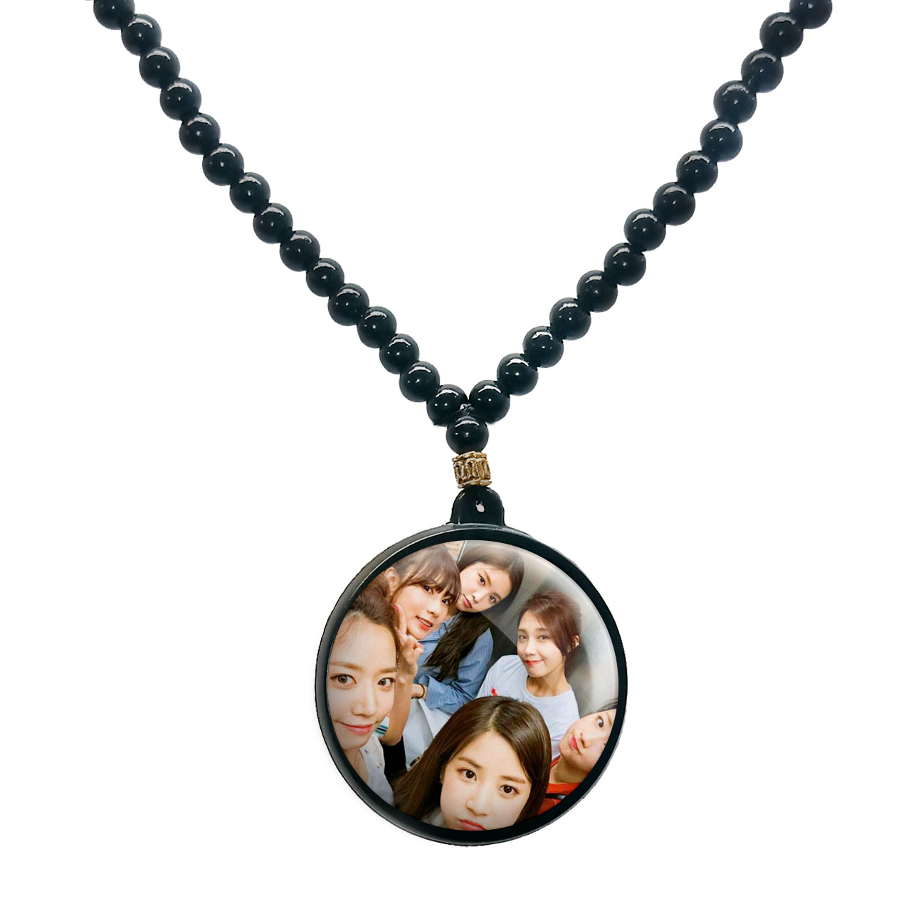 گردنبند پرمانه طرح Apink کد pmd.12011 مدل دو طرفه