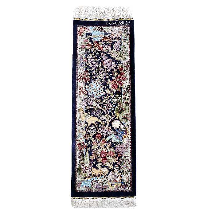 فرش دستبافت نیم متری کد C002