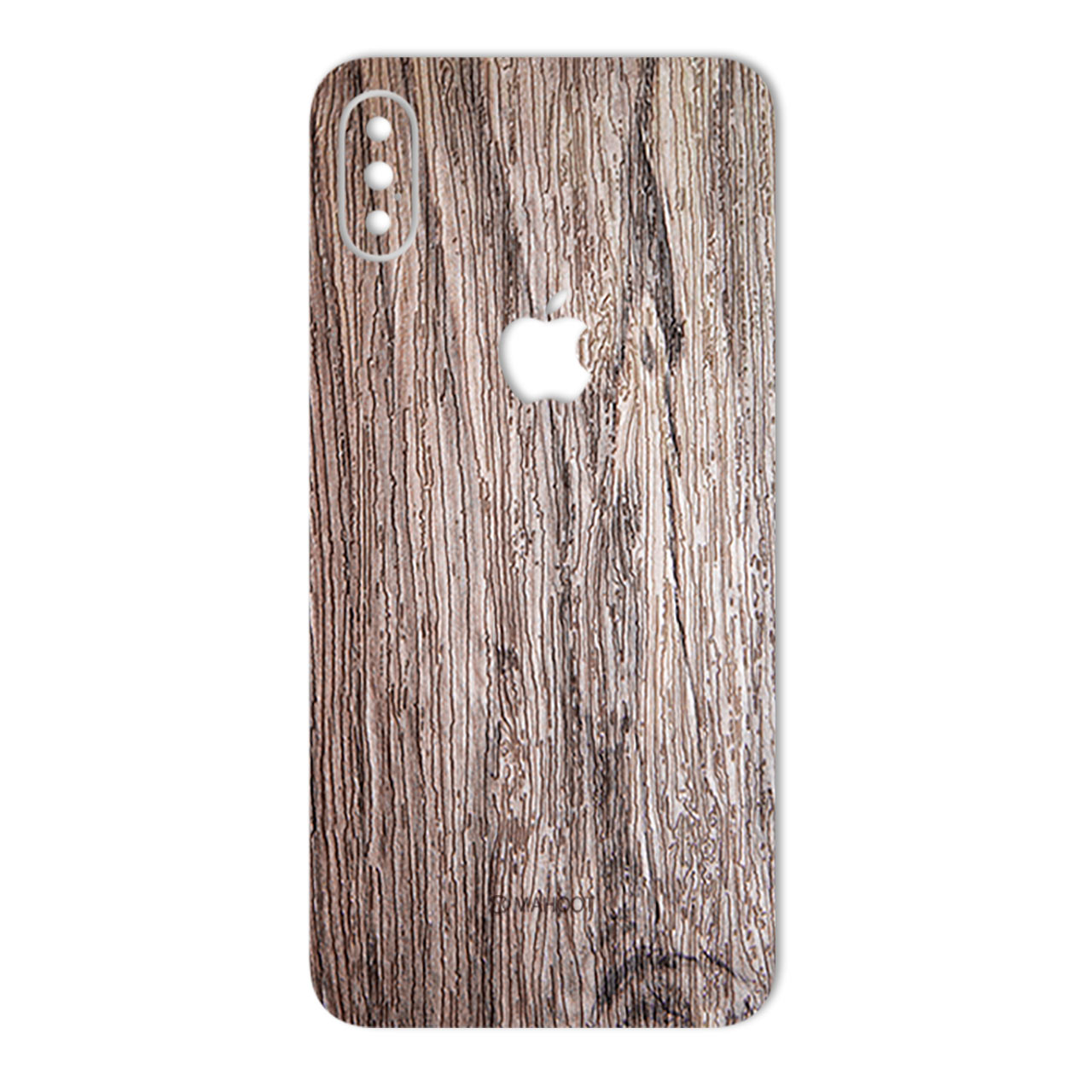 برچسب پوششی ماهوت طرح Walnut-Texture مناسب برای گوشی موبایل اپل Iphone XS