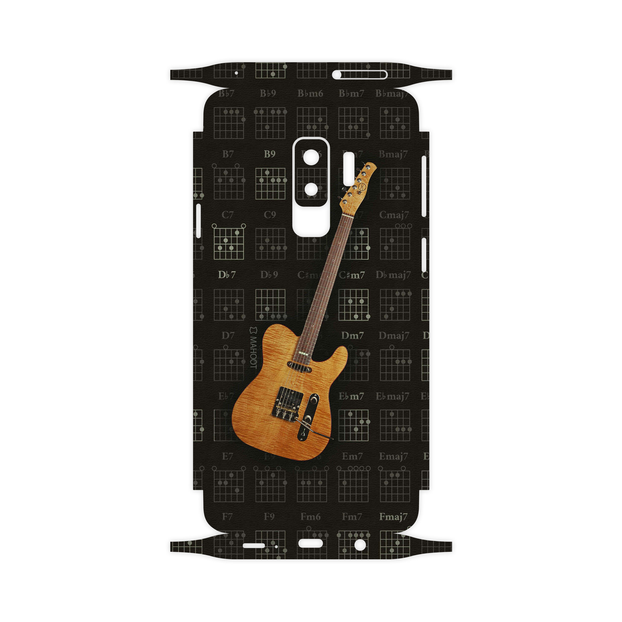 برچسب پوششی ماهوت مدل Guitar-Instrument-FullSkin مناسب برای گوشی موبایل سامسونگ Galaxy S9 Plus