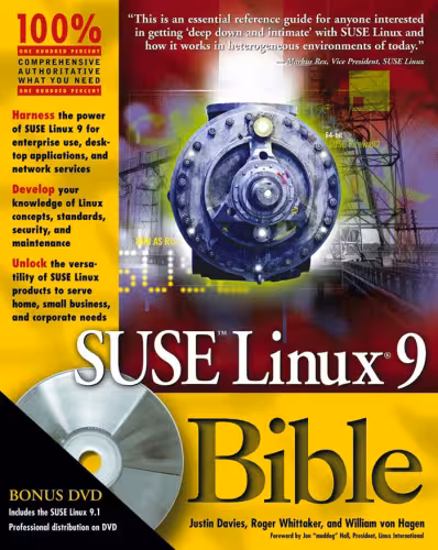 خرید و دانلود نسخه کامل کتاب SUSE Linux 9 Bible