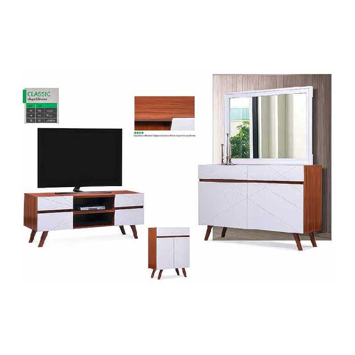 ست آینه کنسول و میز تلویزیون کلاسیک