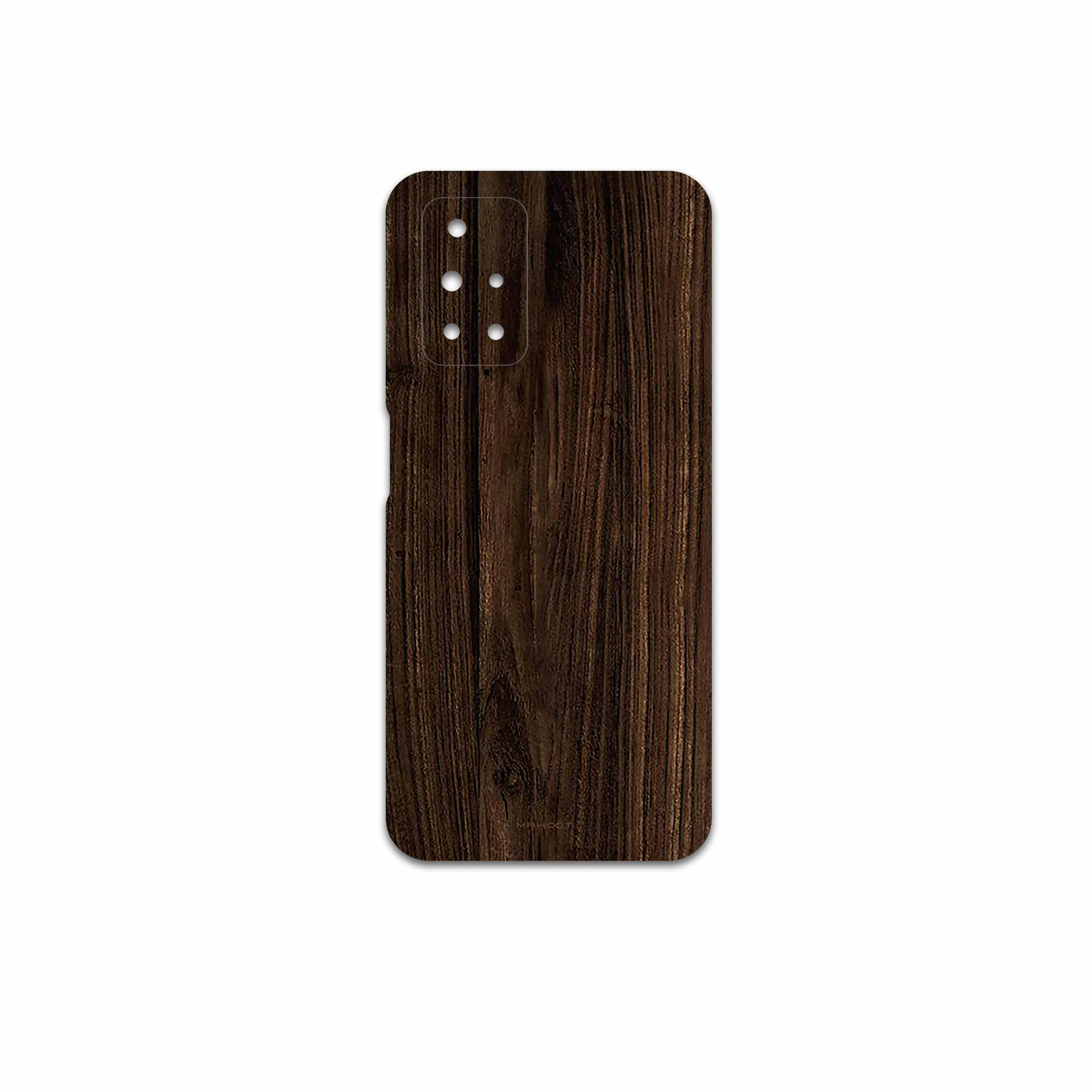 برچسب پوششی ماهوت مدل Dark-Walnut-Wood مناسب برای گوشی موبایل شیائومی Redmi 10