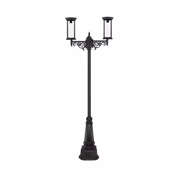 چراغ دو شاخه پارکی و حیاطی بیتانور مدل درتا بلند کد 482522B-96202