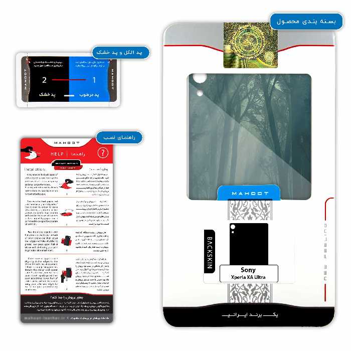 برچسب پوششی ماهوت مدل The Last of Us مناسب برای گوشی موبایل سونی Xperia XA Ultra