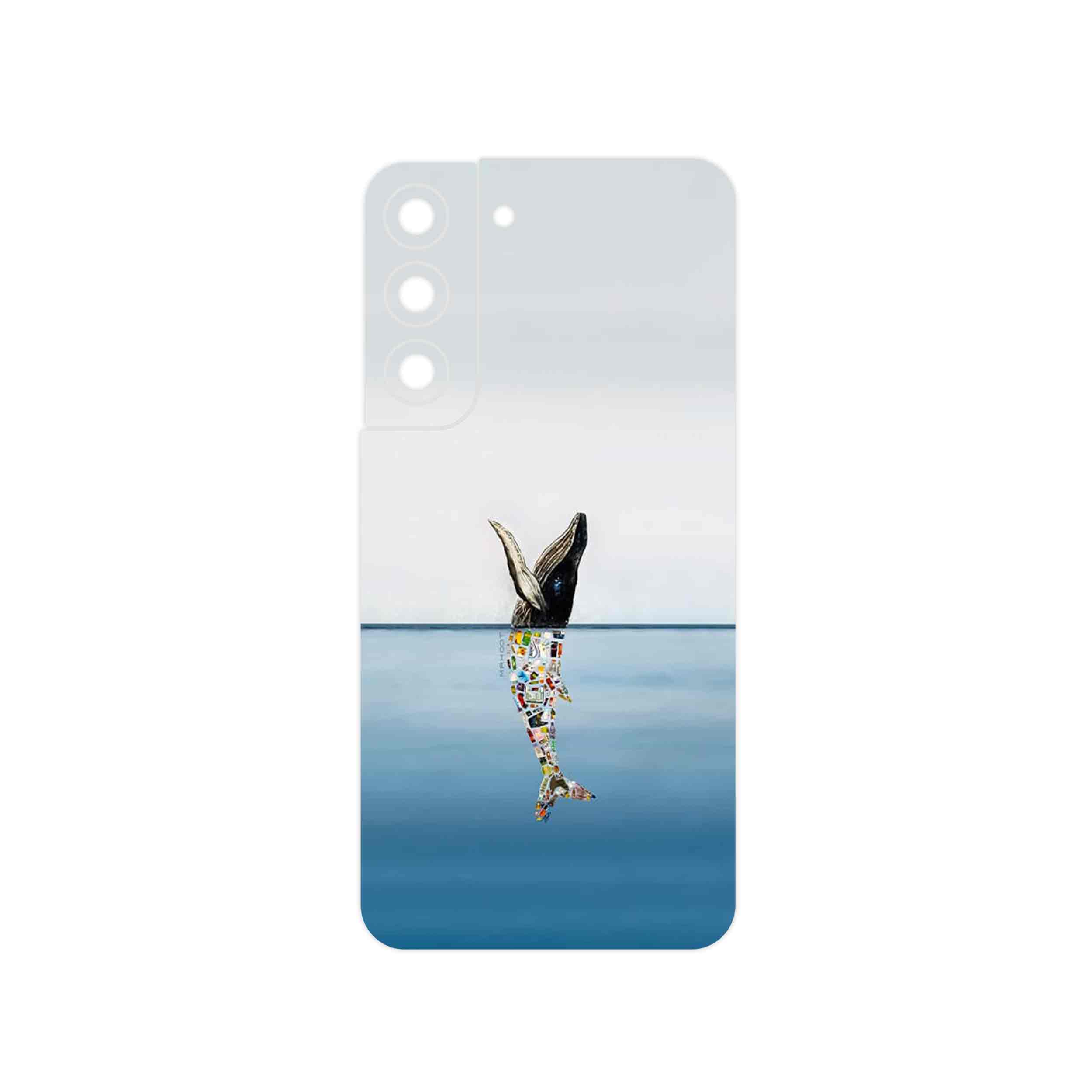 برچسب پوششی ماهوت مدل Collage of Sea Trash مناسب برای گوشی موبایل سامسونگ Galaxy S22 5G