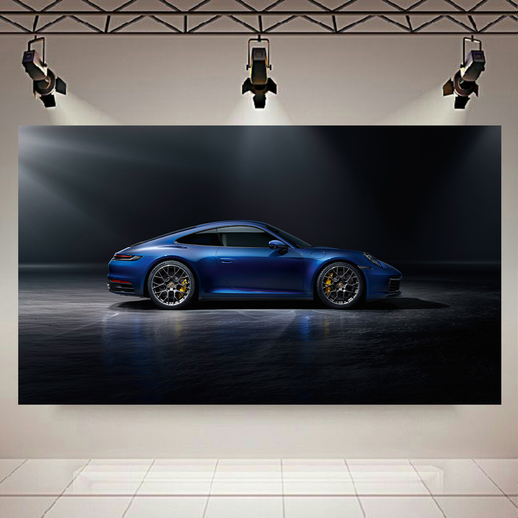 تابلو شاسی طرح ماشین مدل پورشه911 کد AR2240