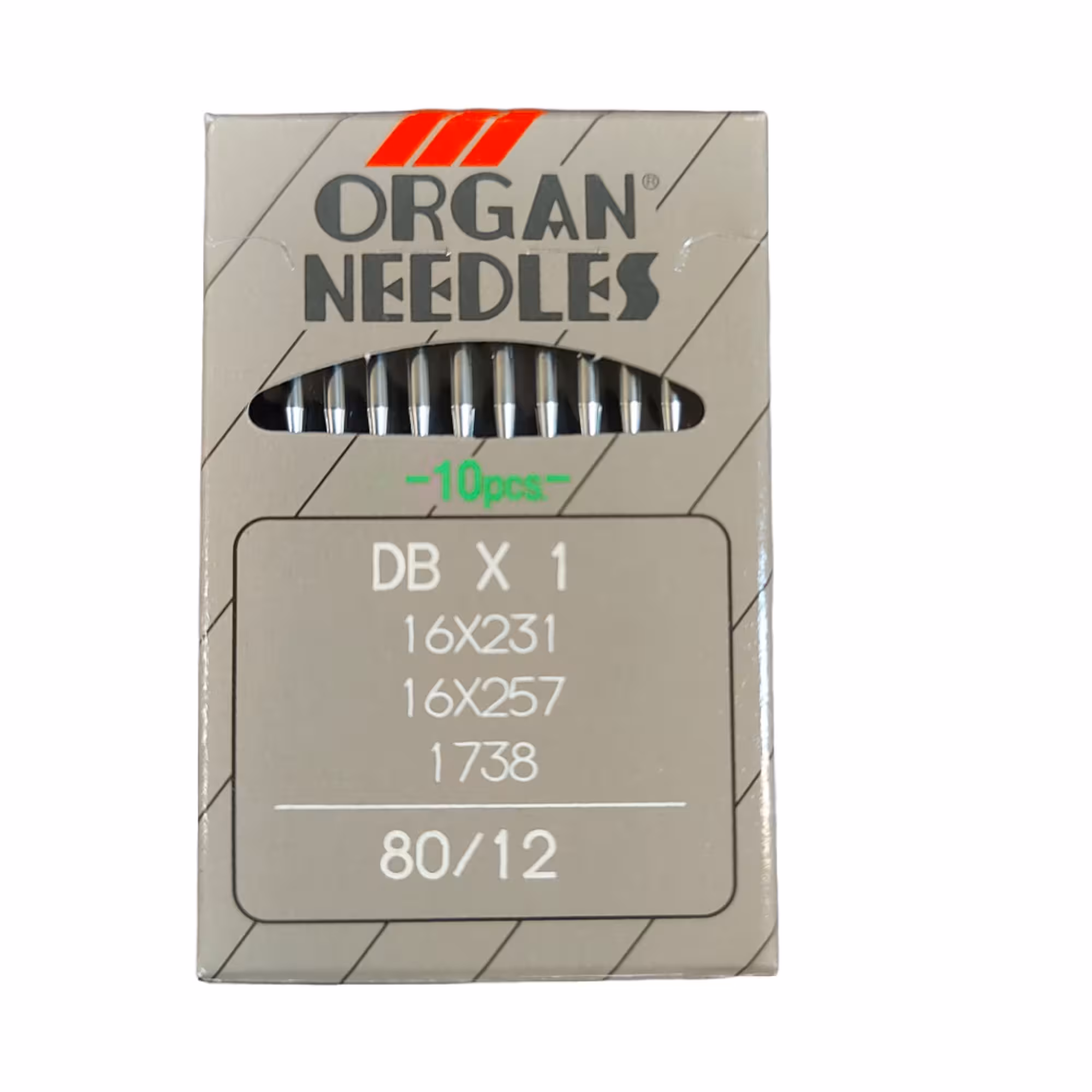 سوزن چرخ خیاطی ارگان مدل راسته کد DB12 بسته 10 عددی