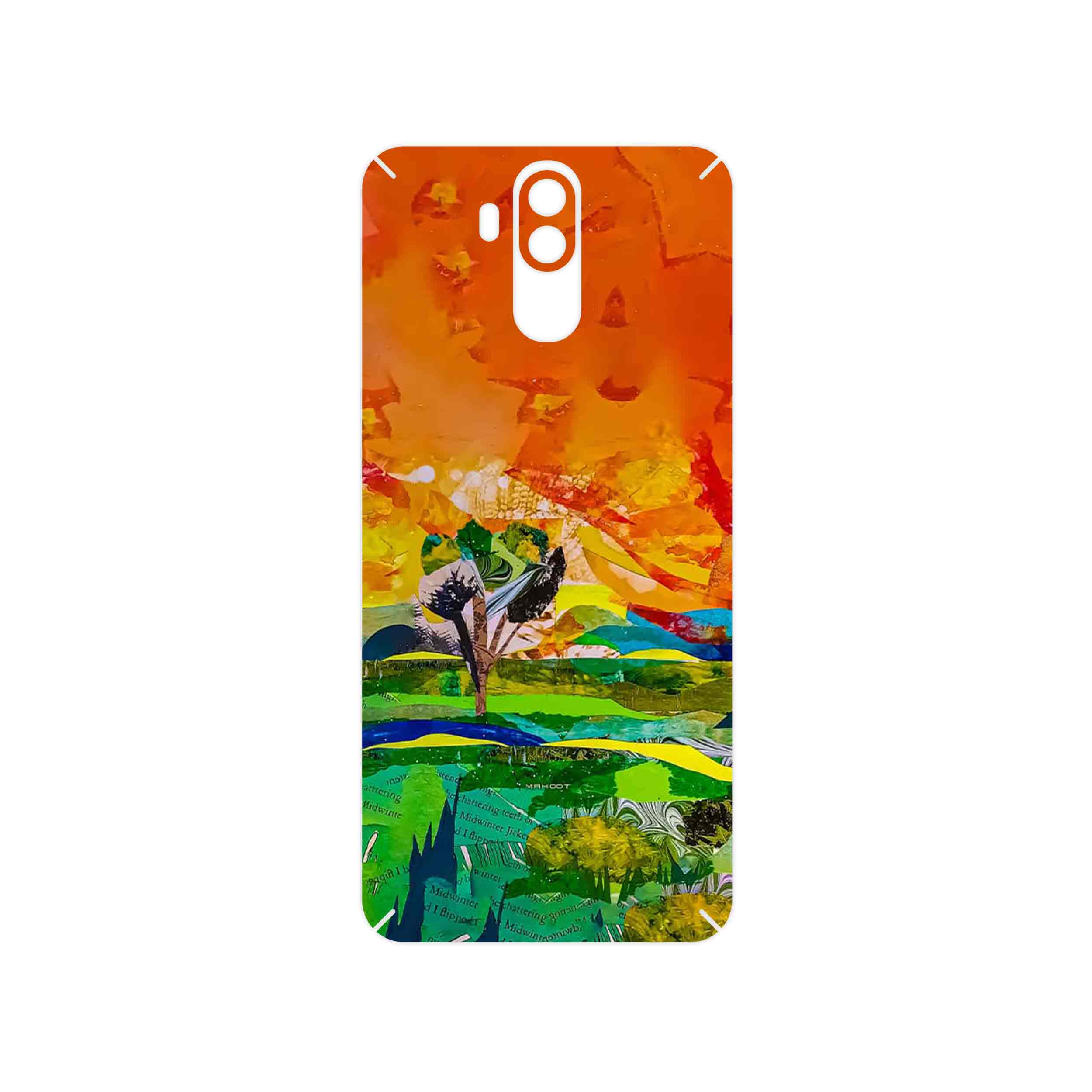 برچسب پوششی ماهوت مدل Collage of Painting مناسب برای گوشی موبایل یولفون Power 3S