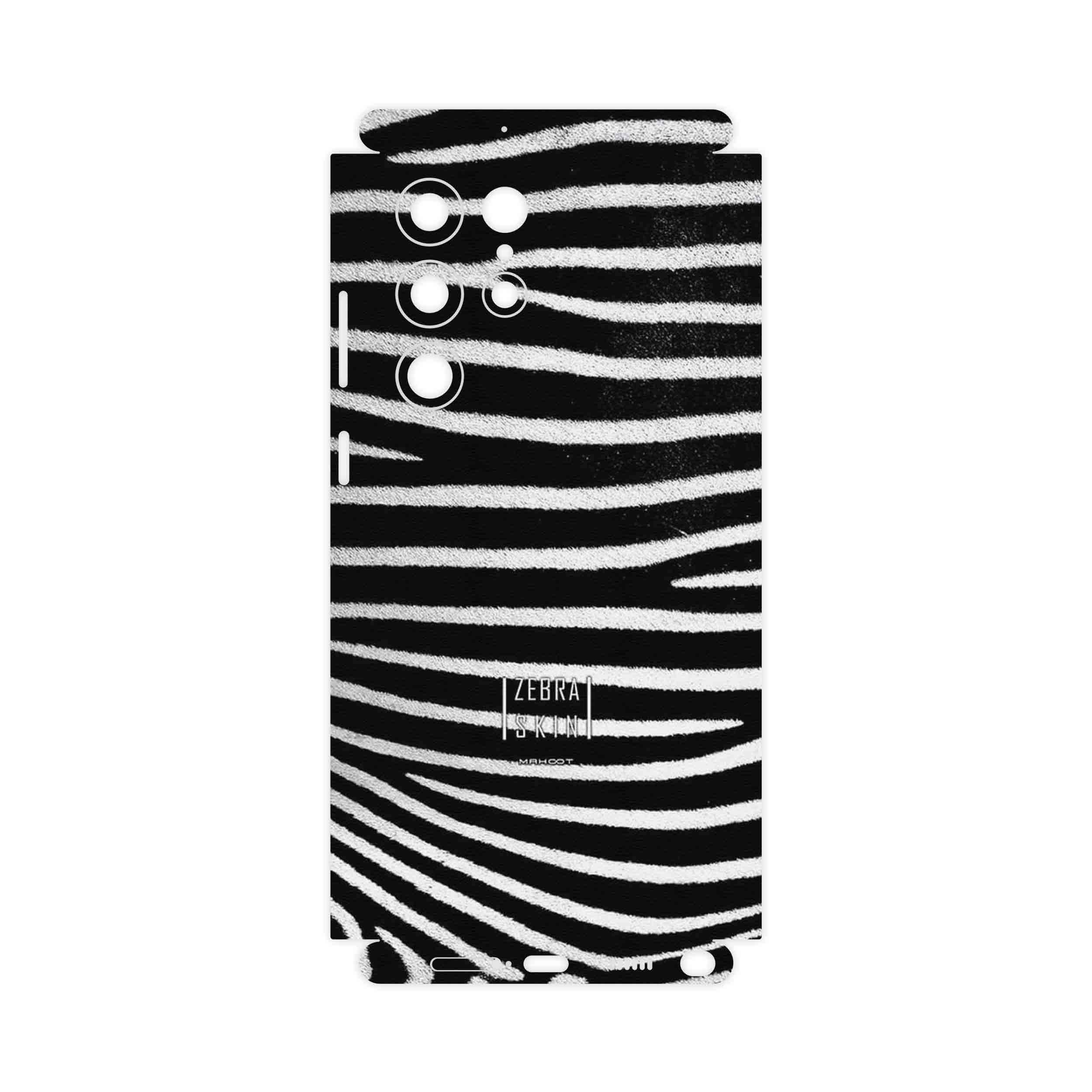 برچسب پوششی ماهوت مدل Zebra Skin-FullSkin مناسب برای گوشی موبایل سامسونگ Galaxy S22 Ultra 5G