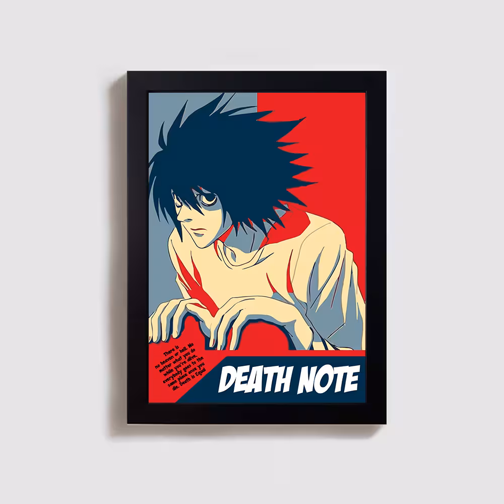 تابلو مدل انیمه دفترچه مرگ anime death note BL64