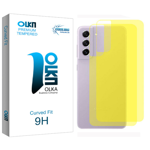 محافظ پشت گوشی کولینگ مدل Olka Glass مناسب برای گوشی موبایل سامسونگ Galaxy S21 FE بسته 2 عددی | کالا برتری