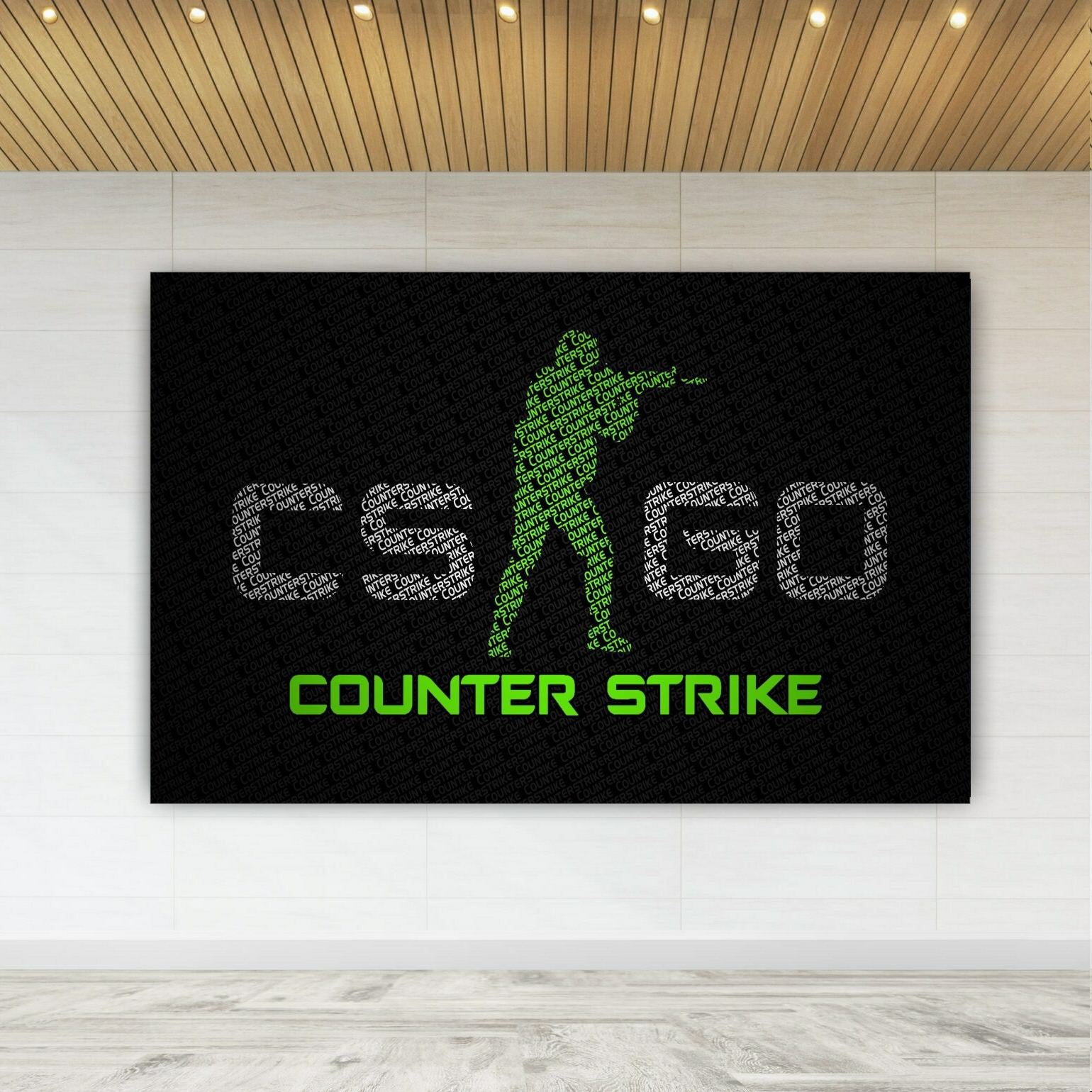 تابلو بوم طرح گیم Counter Strike مدل SDB1662
