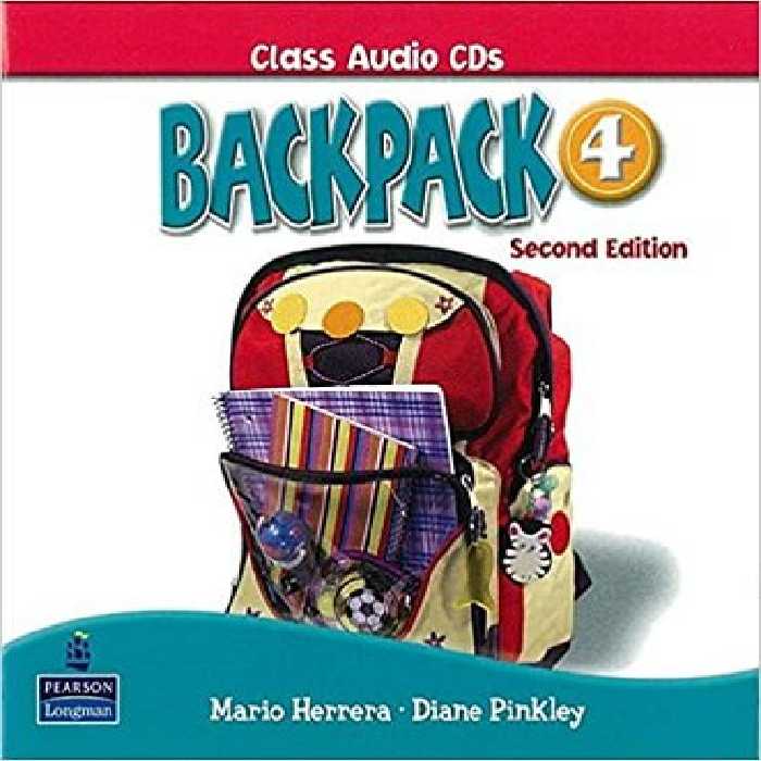 Backpack 4 2nd SB WB CD کتاب بک پک 4- رحلی (کتاب دانش آموز کتاب کار CD)