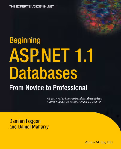 خرید و دانلود نسخه کامل کتاب Beginning ASP.NET 1.1 Databases: From Novice to Professional